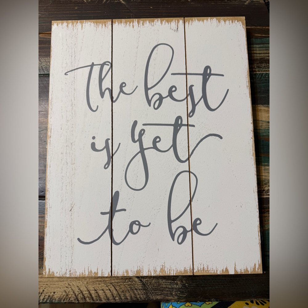 Gray and White Inspirational Wall Art